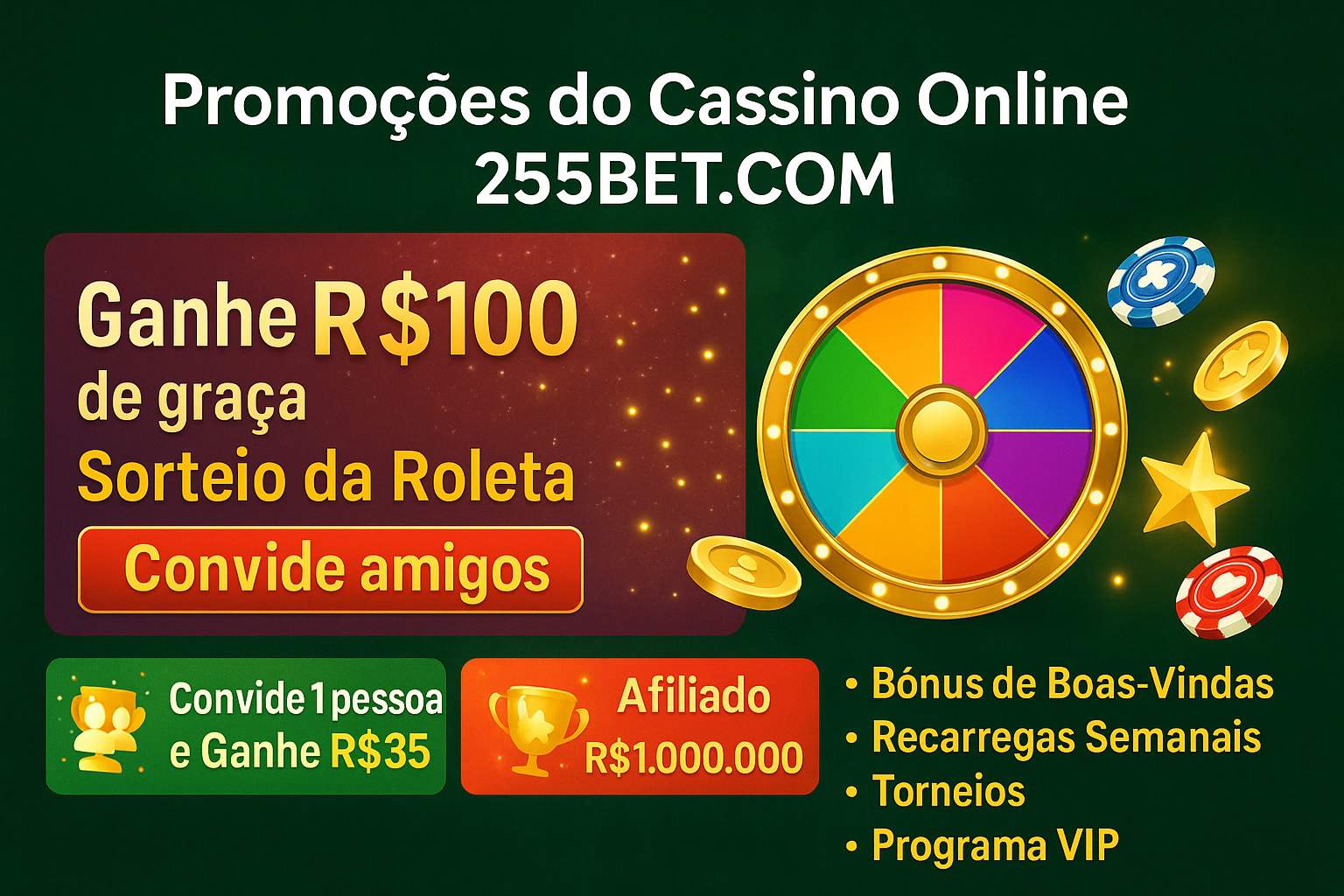 O bônus promocional 255BET.COM é uma ótima maneira de começar sua aventura